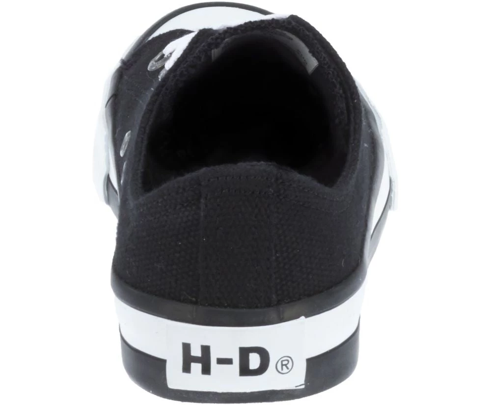 'Harley Davidson' Women's Zia Black Canvas Sneaker - Black 7 'Harley Davidson' Women's Zia Black Canvas Sneaker - Black