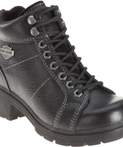 'Harley Davidson' Women's 4" Tyler Lace Up - Black
