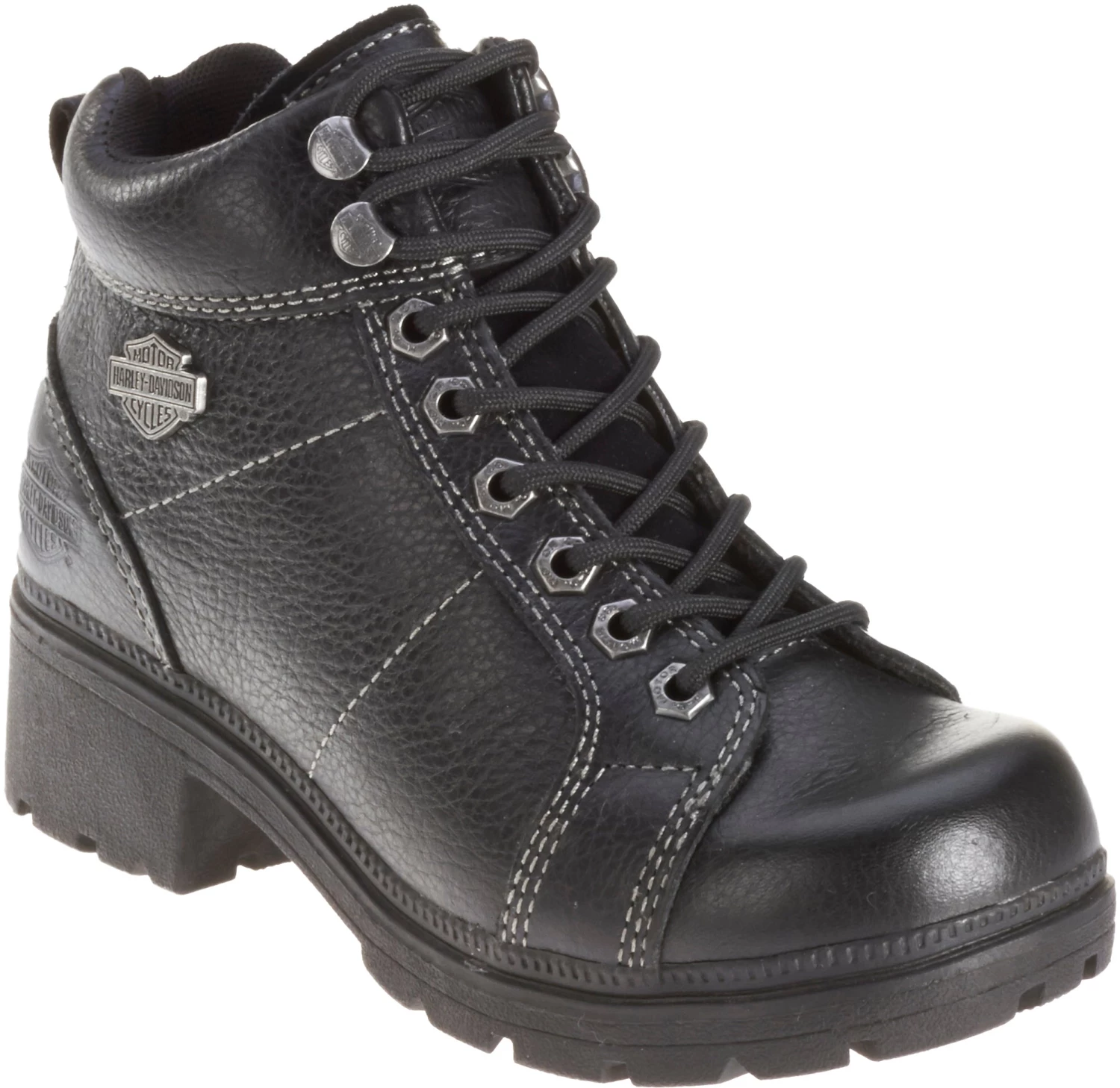 'Harley Davidson' Women's 4" Tyler Lace Up - Black 4 'Harley Davidson' Women's 4" Tyler Lace Up - Black