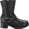 'Harley Davidson' Women's 8" Christa Harness Boot - Black