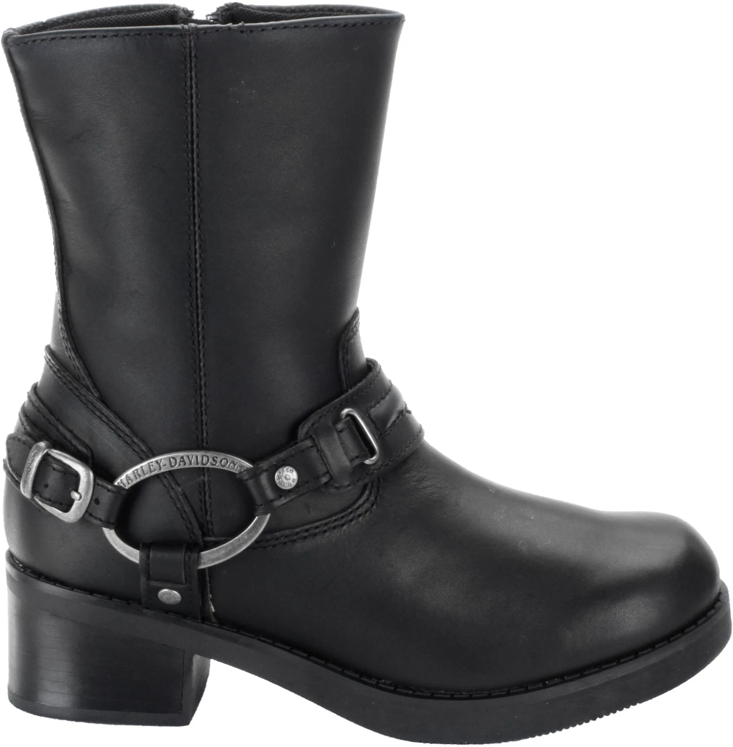 'Harley Davidson' Women's 8" Christa Harness Boot - Black 3 'Harley Davidson' Women's 8" Christa Harness Boot - Black