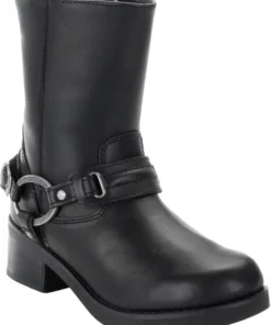 'Harley Davidson' Women's 8" Christa Harness Boot - Black 13 'Harley Davidson' Women's 8
