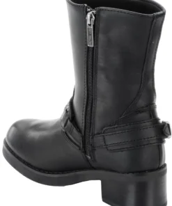 'Harley Davidson' Women's 8" Christa Harness Boot - Black 17 'Harley Davidson' Women's 8