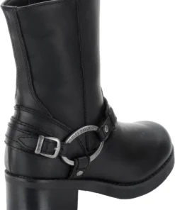'Harley Davidson' Women's 8" Christa Harness Boot - Black 19 'Harley Davidson' Women's 8