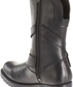 'Harley Davidson' Women's 9.5" Amber Pull On Boot - Black 8 'Harley Davidson' Women's 9.5