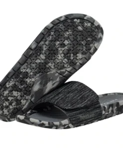 'Hey Dude' Men's Phoenix Slide Sandal - Dark Quarry Camo