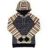 'Hooey' Women's Catalina Space Dye Hoody - Black / Serape