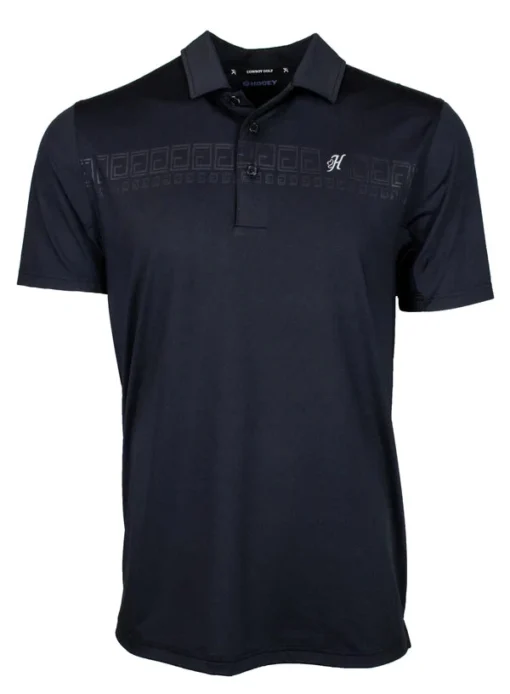 'Hooey' Men's The Weekender Polo - Black Brands