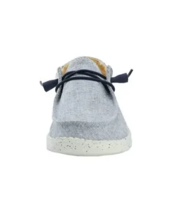 'Hey Dude' Women's Wendy Chambray - White / Blue