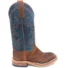 'Anderson Bean' Men's 13" Briar Mad Dog Western Square Toe - Brown / Blue