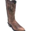 'Old West' Men's 13" Western Narrow Round Toe - Brown 2 'Old West' Men's 13" Western Narrow Round Toe - Brown