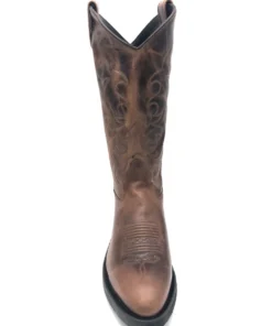 'Old West' Men's 13" Western Narrow Round Toe - Brown