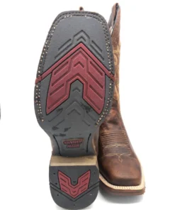 Tanner Mark Boots 'Tanner Mark' Men's 13" Western Square Toe - Orange (Tan) / Marble Orix 11 Tanner Mark Boots 'Tanner Mark' Men's 13