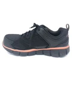 'Skechers' Women's Teflin Kanpur SR ESD Comp Toe - Black / Rose Gold