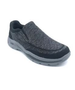 'Skechers' Men's Arch Fit Motley Vaseo - Black (Extra Wide)