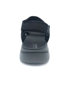 'Skechers' Men's GOwalk Arch Fit Sandal - Black / Charcoal