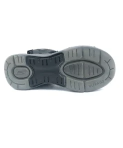 'Skechers' Men's GOwalk Arch Fit Sandal - Black / Charcoal