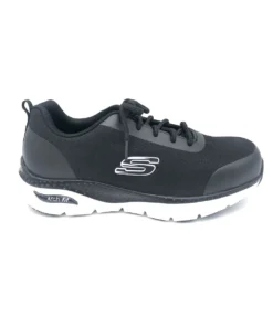 'Skechers' Men's Arch Fit SR Ringstap Alloy Toe - Black / White