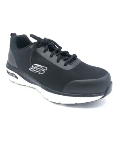 'Skechers' Men's Arch Fit SR Ringstap Alloy Toe - Black / White