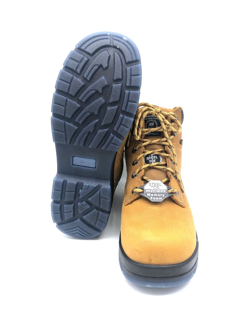 'Skechers' Men's 6" Argum Alkova EH WP Steel Toe - Brown / Tan 6 'Skechers' Men's 6" Argum Alkova EH WP Steel Toe - Brown / Tan