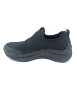'Skechers' Men's Relaxed Fit: D'Lux Walker Quick Upgrade - Black (Wide)