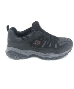 'Skechers' Men's After Burn-Memory Fit Slip On - Black / Charcoal