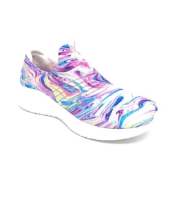 'Skechers' Women's Ultra Flex 3.0 Groovy Orbit - White / Multi