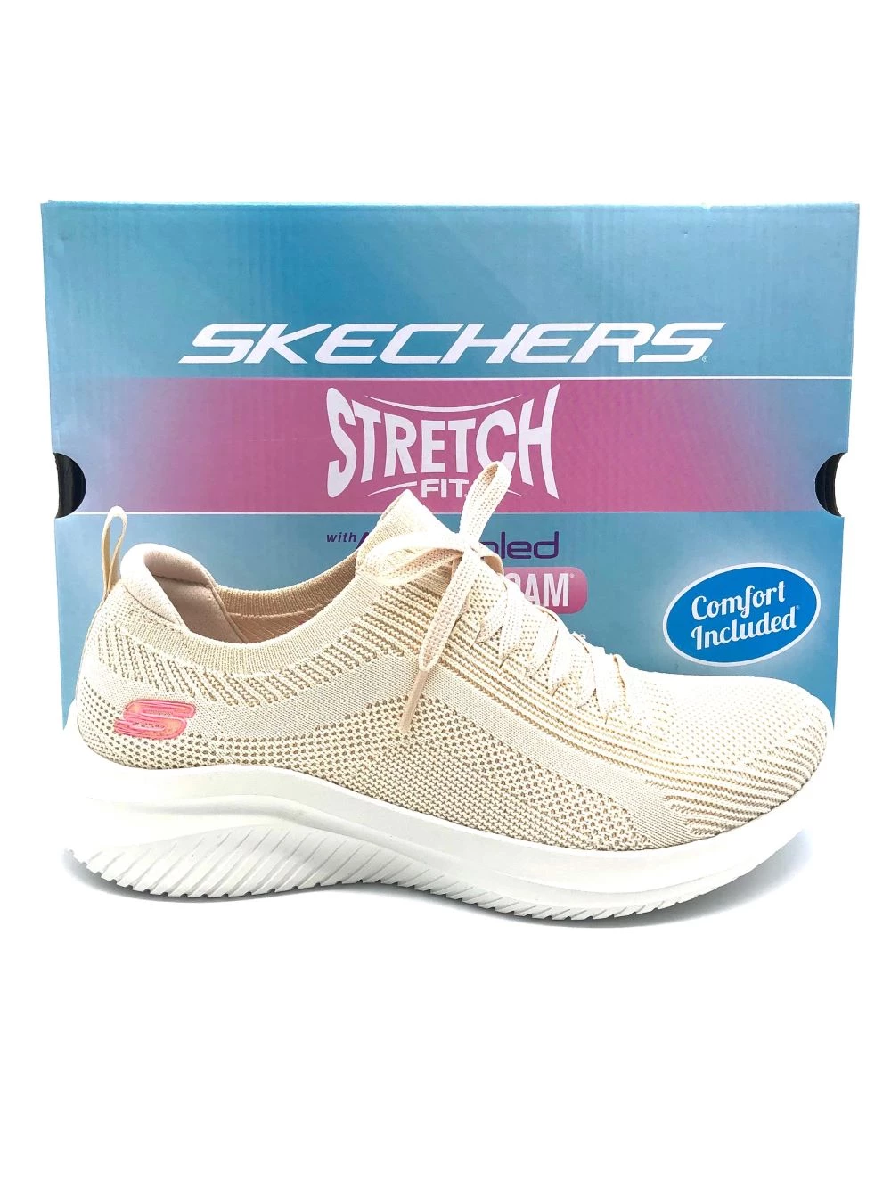'Skechers' Women's Ultra Flex 3.0-Big Plan - Natural 3 'Skechers' Women's Ultra Flex 3.0-Big Plan - Natural