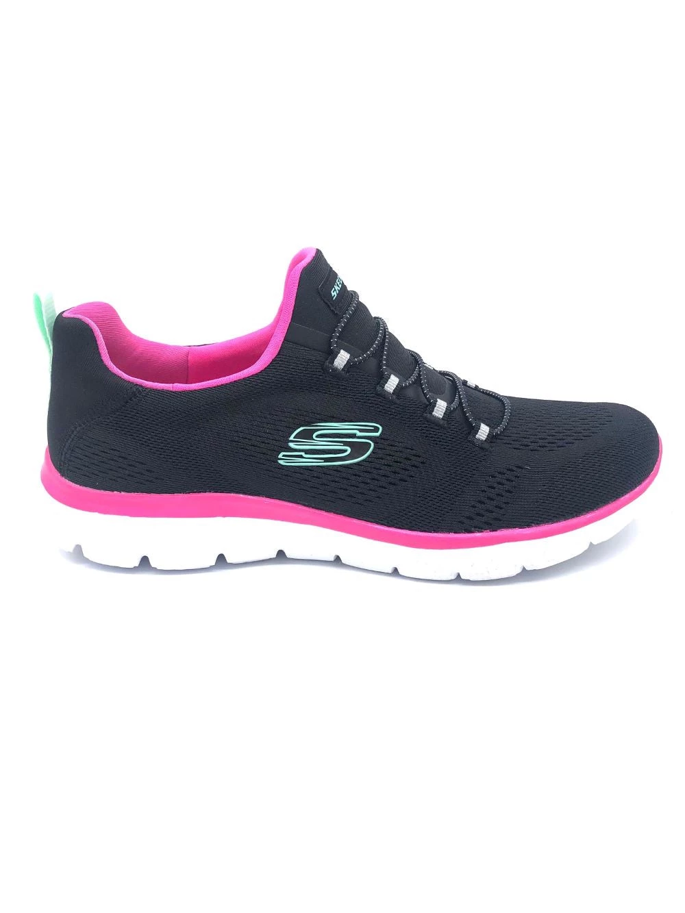 'Skechers' Women's Summits-Perfect Views - Black / Hot Pink 3 'Skechers' Women's Summits-Perfect Views - Black / Hot Pink