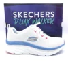 'Skechers' Women's D'Lux Walker-Fresh Finesse - White / Pink / Blue 1 'Skechers' Women's D'Lux Walker-Fresh Finesse - White / Pink / Blue