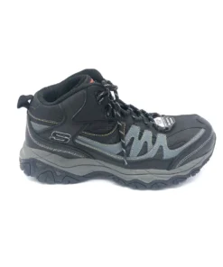 'Skechers' Men's Relaxed Fit: Holdredge-Rebem EH Steel Toe - Black / Charcoal (Wide)