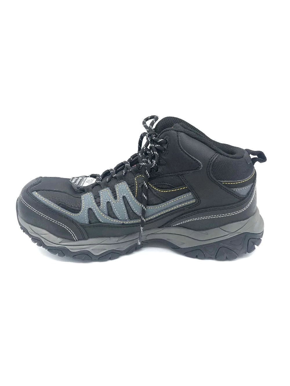 'Skechers' Men's Relaxed Fit: Holdredge-Rebem EH Steel Toe - Black / Charcoal (Wide) 8 'Skechers' Men's Relaxed Fit: Holdredge-Rebem EH Steel Toe - Black / Charcoal (Wide)