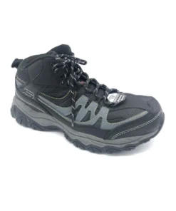 'Skechers' Men's Holdredge Rebem EH Steel Toe - Black / Charcoal