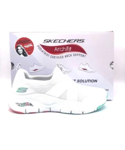 'Skechers' Women's Arch Fit-Modern Rythm - White / Multi-Color