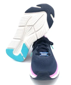 'Skechers' Women's Max Cushioning Elite Ziva - Navy/Pink