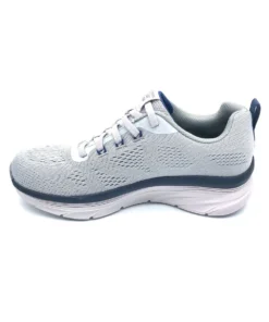 Skechers 'Sketchers' Men D'Lux Walker - Grey / Navy (Wide)