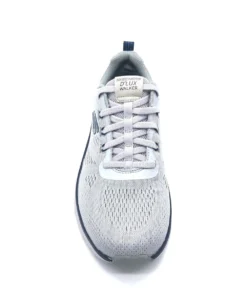 Skechers 'Sketchers' Men D'Lux Walker - Grey / Navy (Wide)