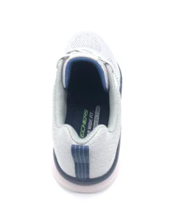 Skechers 'Sketchers' Men D'Lux Walker - Grey / Navy (Wide)