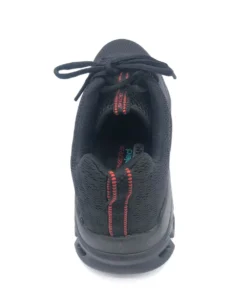 'Skechers' Men's Glide-Step Fasten Up Wide Running Shoe - Black / Red