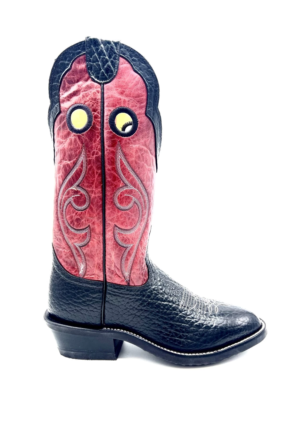 'Hondo' Men's 13" Bullhide U Toe - BLACK 3 'Hondo' Men's 13" Bullhide U Toe - BLACK