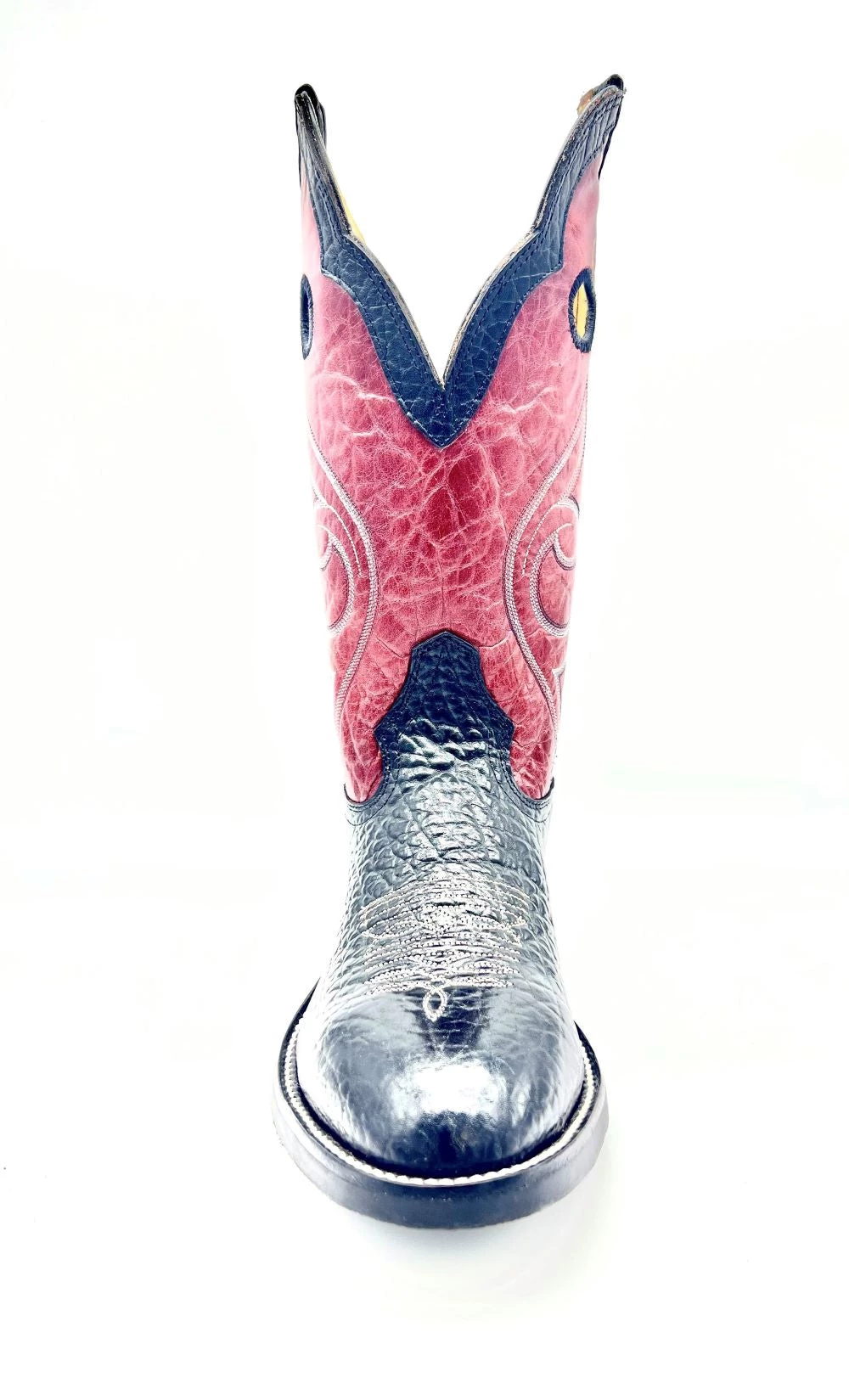 'Hondo' Men's 13" Bullhide U Toe - BLACK 4 'Hondo' Men's 13" Bullhide U Toe - BLACK