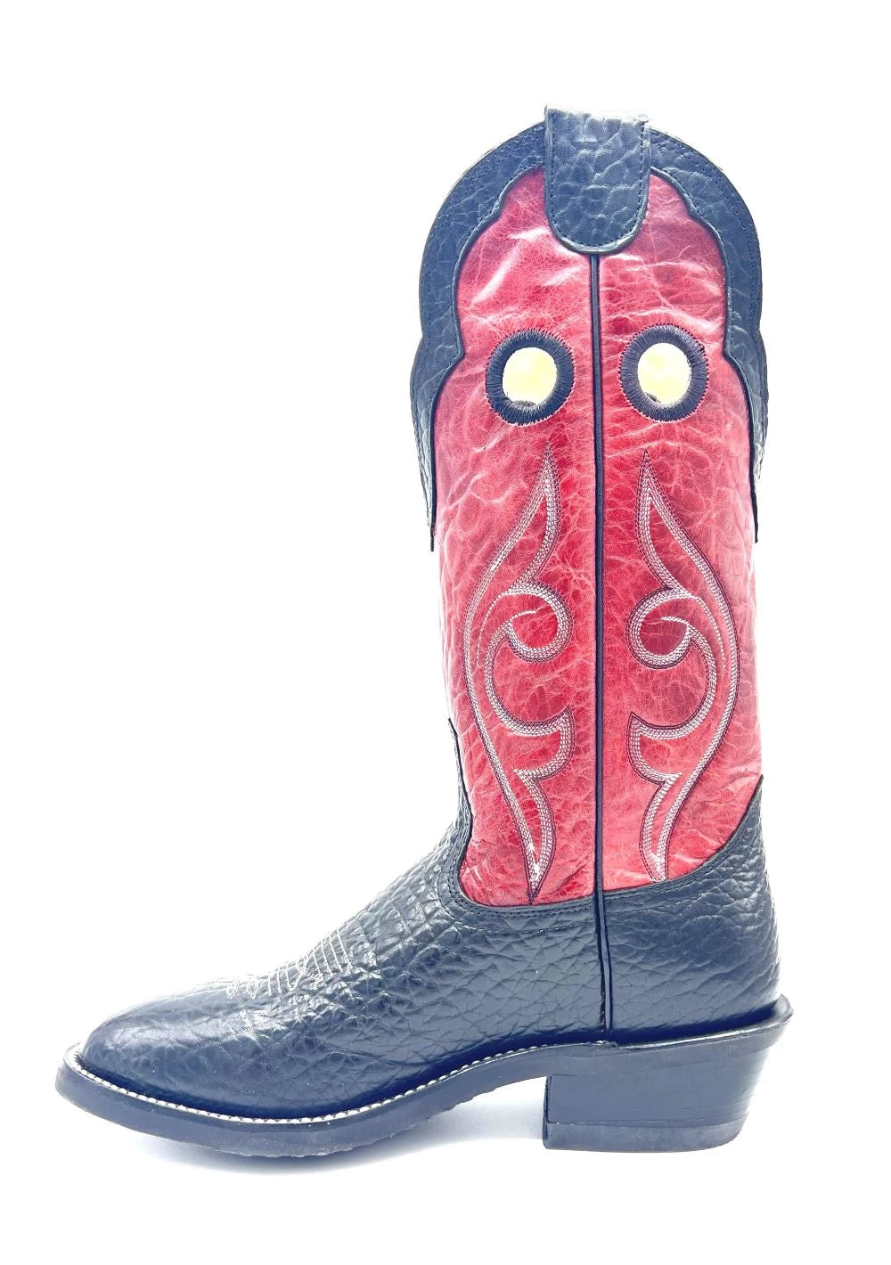 'Hondo' Men's 13" Bullhide U Toe - BLACK 5 'Hondo' Men's 13" Bullhide U Toe - BLACK