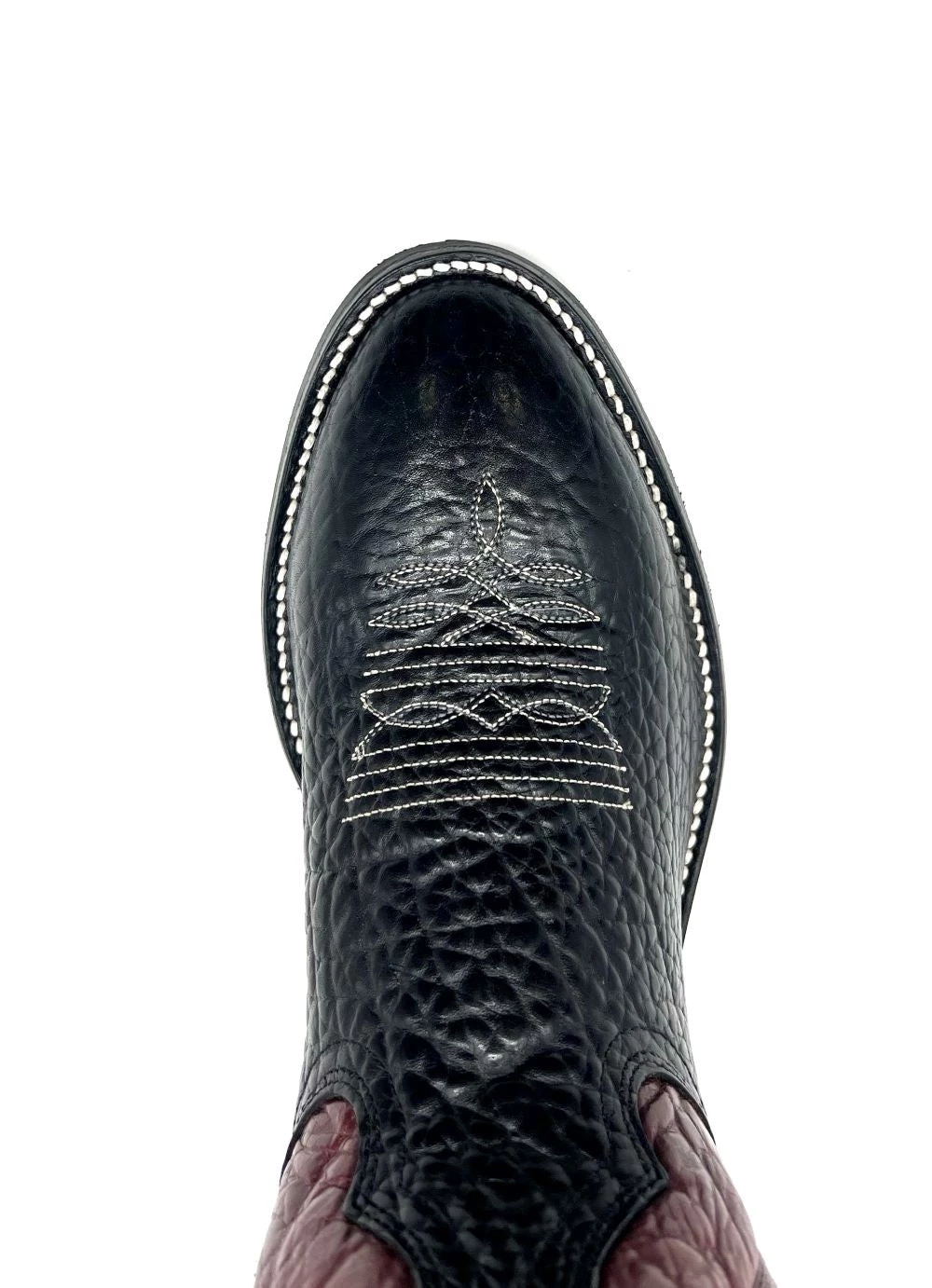 'Hondo' Men's 13" Bullhide U Toe - BLACK 8 'Hondo' Men's 13" Bullhide U Toe - BLACK