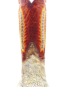 'Hondo' Men's 13" Nubuck Bullhide Square Toe - CARAMEL/RUST VOLCANO