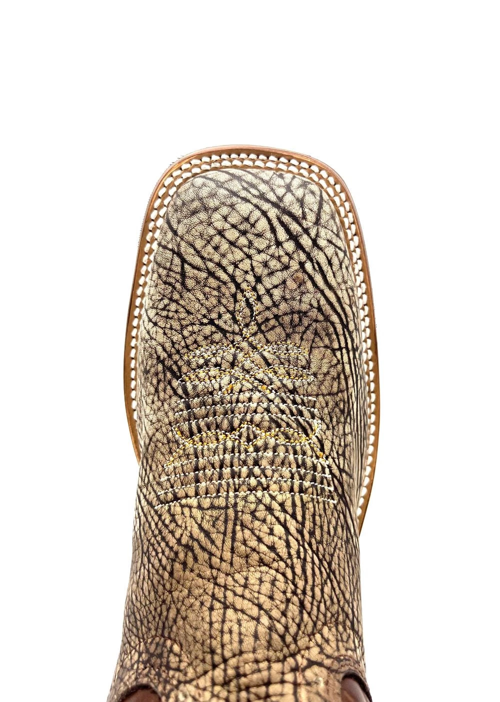 'Hondo' Men's 13" Nubuck Bullhide Square Toe - CARAMEL/RUST VOLCANO 6 'Hondo' Men's 13" Nubuck Bullhide Square Toe - CARAMEL/RUST VOLCANO