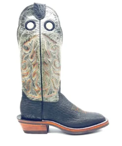 'Hondo' Men's 14" Bullhide Square Toe - Black