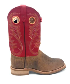 Abilene Boot Co. 'Abilene' Men's Western Square Toe - Brown / Red