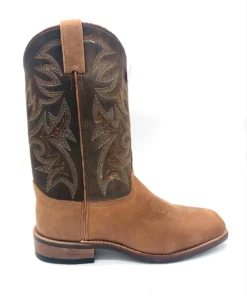 Abilene Boot Co.'Abilene' Men's Faux Snakeskin Square Toe - Tan / Brown