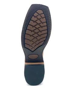 Abilene Boot Co. 'Abilene' Men's Faux Snakeskin Square Toe - Tan / Brown