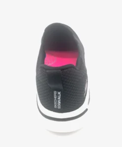 'Skechers' Women's GOwalk Arch Fit-Grateful - Black / Hot Pink